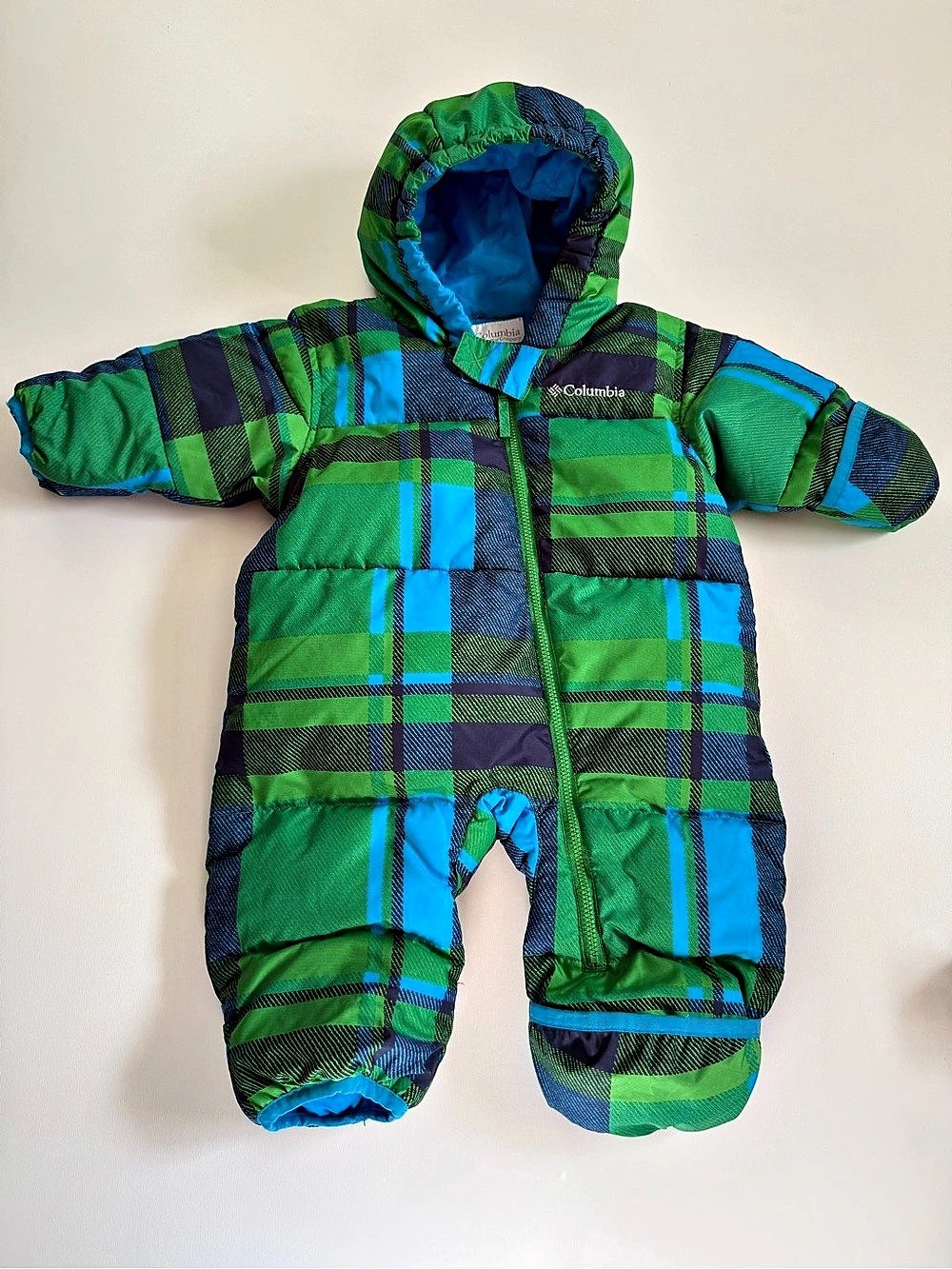 Columbia Infant Snowtop II Bunting Baby 6 Months Plaid
